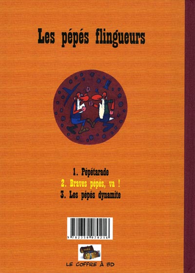 Verso de l'album Les Pépés flingueurs Tome 2 Braves pépés, va !