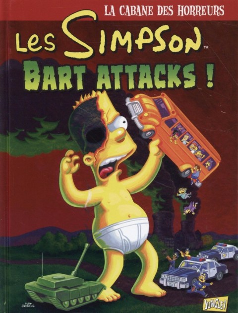 Couverture de l'album Les Simpson Tome 7 Bart attacks !