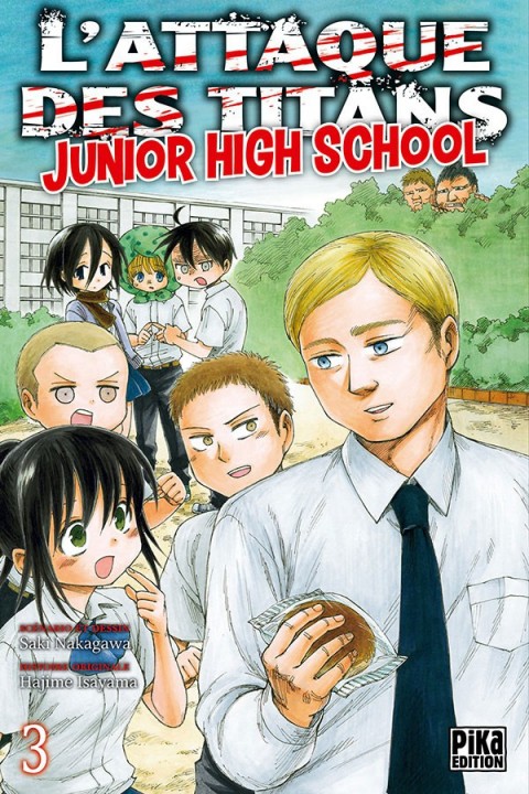 Couverture de l'album L'Attaque des Titans - Junior High School 3