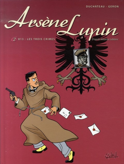 Couverture de l'album Arsène Lupin Soleil Tome 2 813 : Les trois crimes