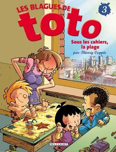 Couverture de l'album Les Blagues de Toto Tome 3 Sous les cahiers, la plage