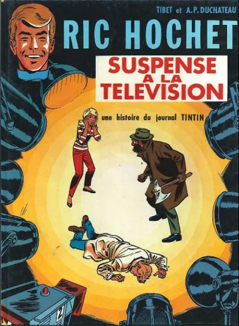 Couverture de l'album Ric Hochet Tome 7 Suspense à la télévision