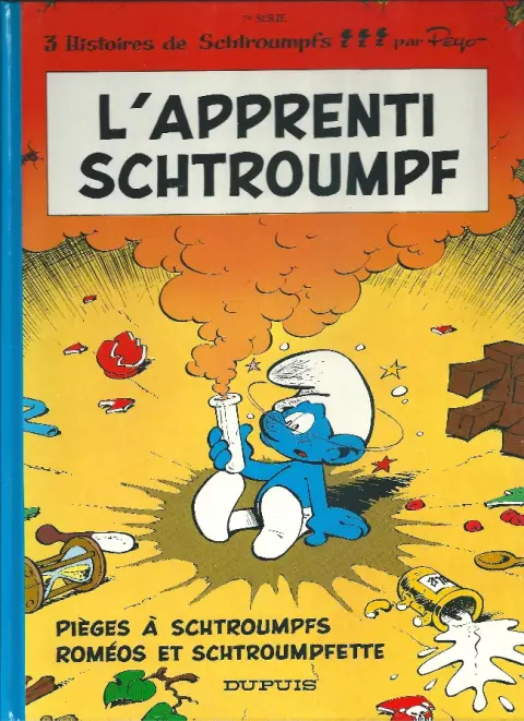 Couverture de l'album Les Schtroumpfs Tome 7 L'apprenti schtroumpf