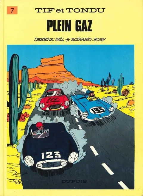 Couverture de l'album Tif et Tondu Tome 7 Plein gaz