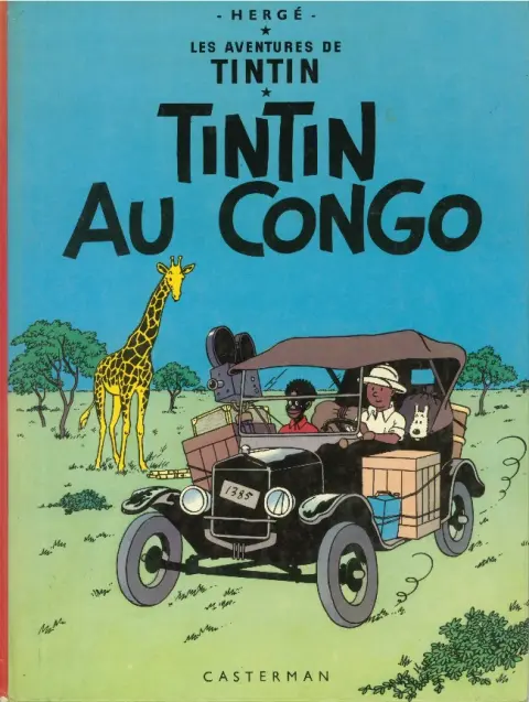 Couverture de l'album Tintin Tome 2 Tintin au Congo