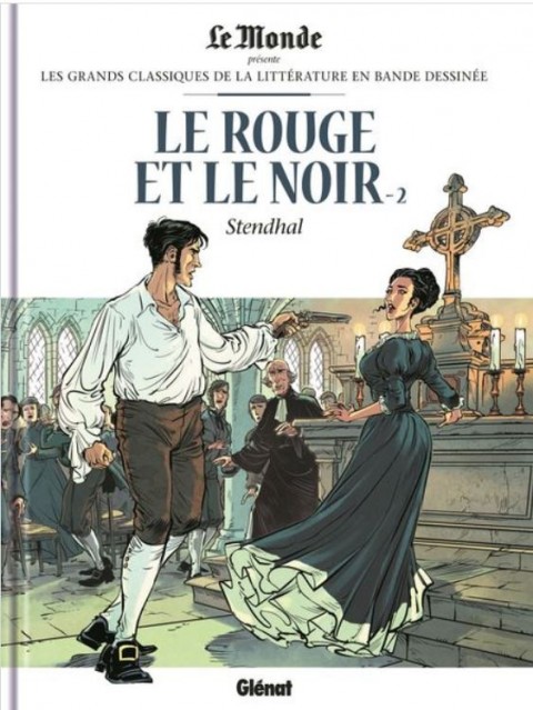 Couverture de l'album Les Grands Classiques de la littérature en bande dessinée Tome 26 Le rouge et le noir - 2