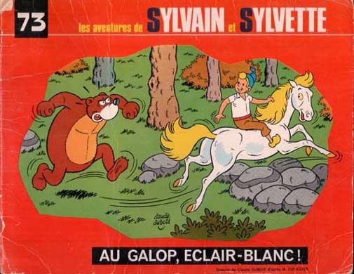 Sylvain et Sylvette Tome 73 Au galop, Eclair-Blanc !