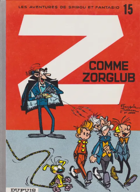 Couverture de l'album Spirou et Fantasio Tome 15 Z comme Zorglub