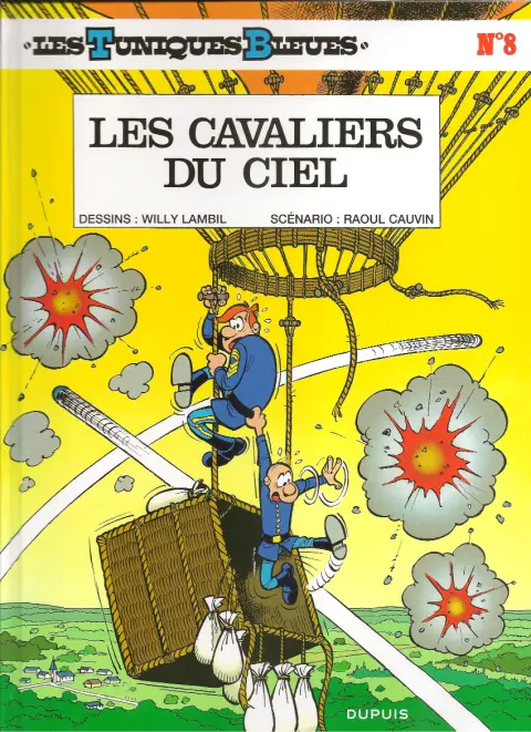 Couverture de l'album Les Tuniques Bleues Tome 8 Les cavaliers du ciel