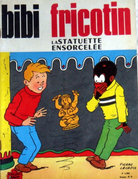Couverture de l'album Bibi Fricotin 2e Série - Societé Parisienne d'Edition Tome 44 Bibi Fricotin et la Statuette ensorcelée