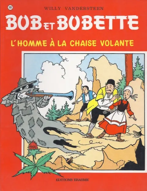 Couverture de l'album Bob et Bobette Tome 166 L'homme à la chaise volante