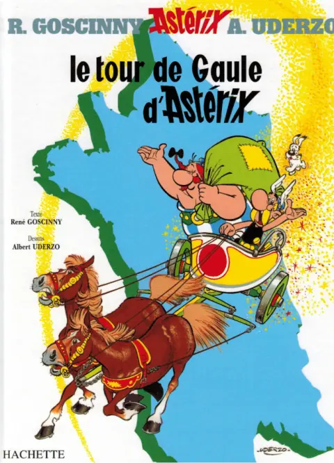Couverture de l'album Astérix Tome 5 Le tour de Gaule d'Astérix