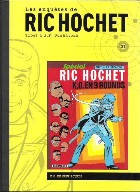 Couverture de l'album Les enquêtes de Ric Hochet Tome 31 K.O. en 9 rounds