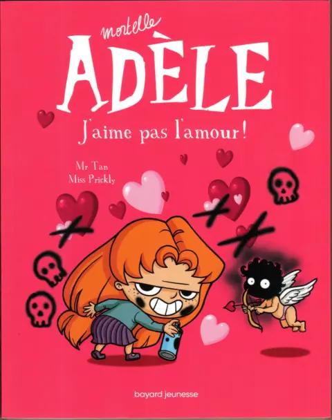 Couverture de l'album Mortelle Adèle Tome 4 J'aime pas l'amour !