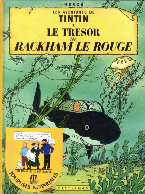 Couverture de l'album Tintin Tome 12 Le Trésor de Rackham le Rouge