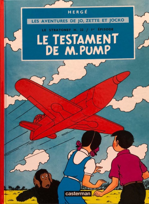 Couverture de l'album Les Aventures de Jo, Zette et Jocko Tome 1 Le testament de M. Pump