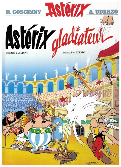 Couverture de l'album Astérix Tome 4 Astérix gladiateur