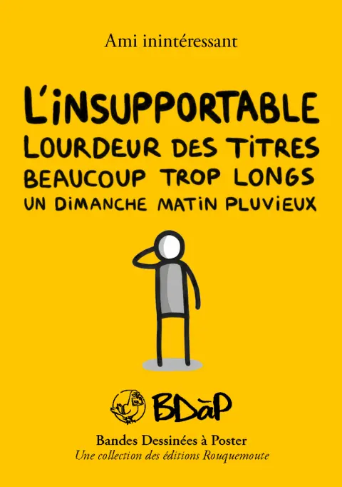 L'insupportable lourdeur des titres beaucoup trop longs un dimanche matin pluvieux