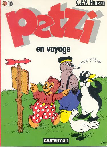 Couverture de l'album Petzi Tome 10 Petzi en voyage