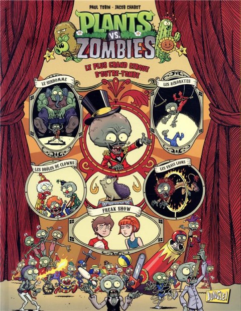 Couverture de l'album Plants vs. zombies Tome 9 Le plus grand cirque d'outre-tombe