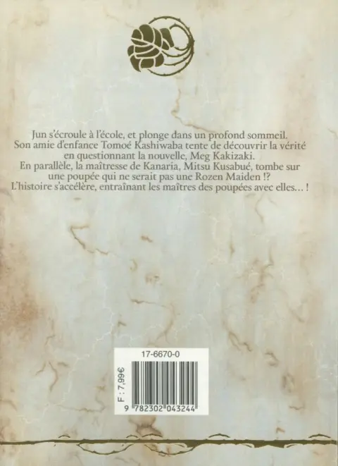 Verso de l'album Rozen Maiden 7