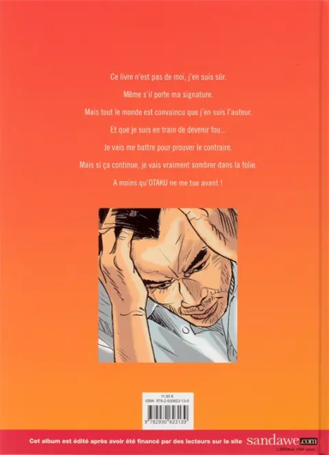 Verso de l'album Spyware Tome 1 Otaku
