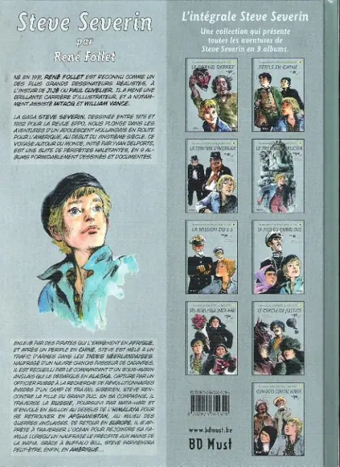 Verso de l'album Les aventures de Steve Severin Tome 7 Des roses pour Mata-Hari