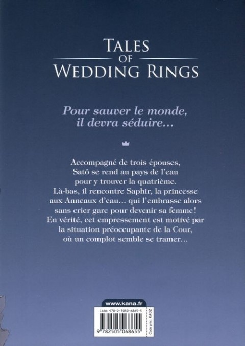 Verso de l'album Tales of Wedding Rings 4