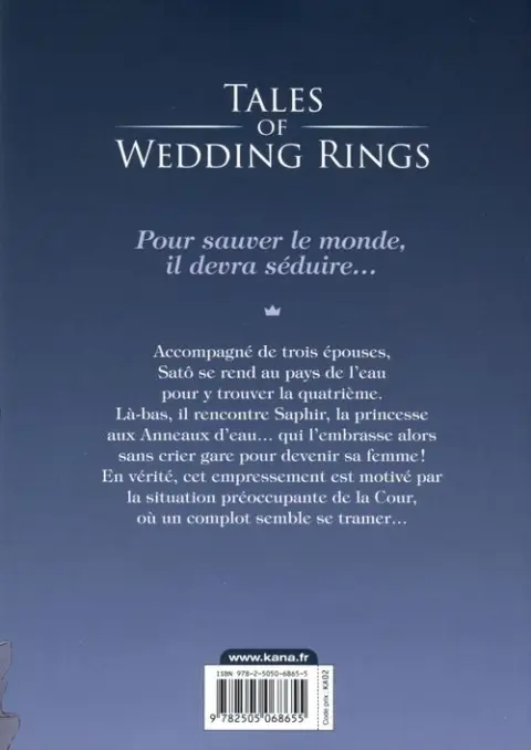 Verso de l'album Tales of Wedding Rings 4