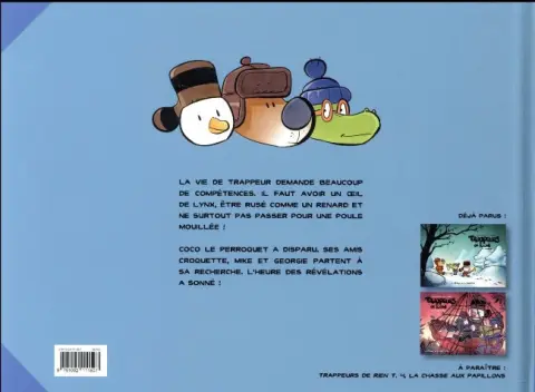 Verso de l'album Trappeurs de rien Tome 3 Coco a disparu