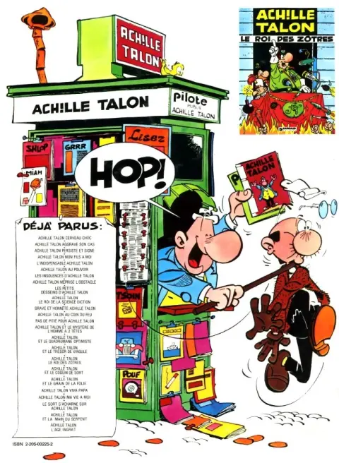 Verso de l'album Achille Talon Tome 2 Achille Talon aggrave son cas !
