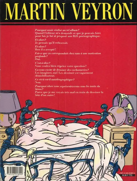 Verso de l'album L'Amour propre L'amour propre ne le reste jamais très longtemps