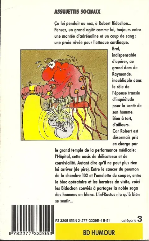 Verso de l'album Les Bidochon Tome 7 Les Bidochon, assujettis sociaux