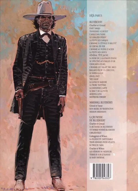 Verso de l'album Blueberry Tome 4 le cavalier perdu