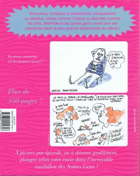 Verso de l'album Les Autres gens #08 #09