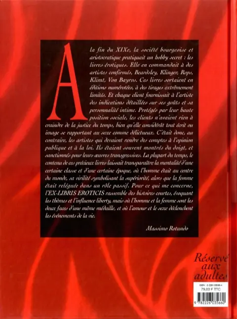 Verso de l'album Ex libris Eroticis Tome 2