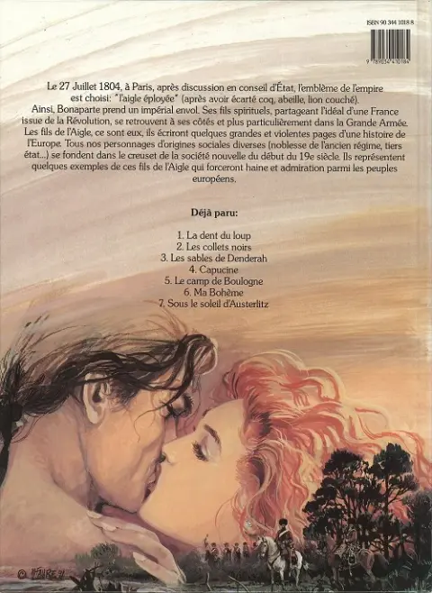 Verso de l'album Les Fils de l'aigle Tome 1 La dent du loup