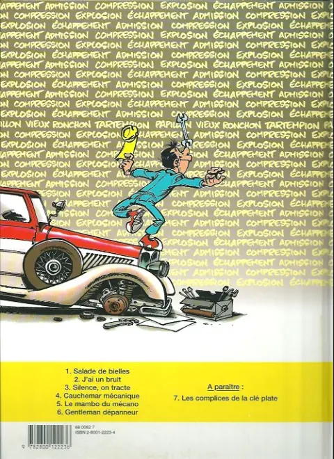 Verso de l'album Garage Isidore Tome 2 J'ai un bruit