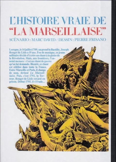 Verso de l'album L'Aventure d'Okapi L'histoire du premier volcan d'Haroun Tazieff