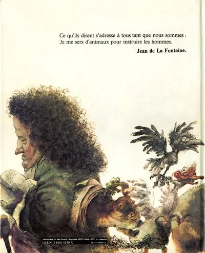 Verso de l'album Les Fables de La Fontaine illustrées par Hausman Tome 2