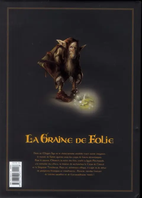 Verso de l'album La Graine de folie Édition intégrale