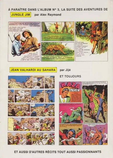 Verso de l'album Aventures de l'âge d'or Tome 2