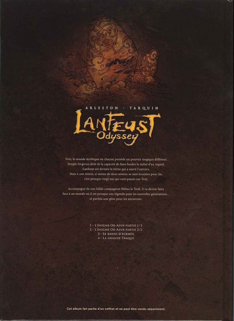 Verso de l'album Lanfeust Odyssey Tome 3 Le banni d'eckmül