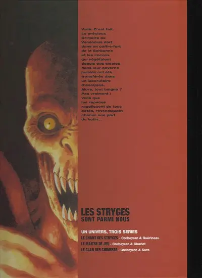Verso de l'album Le Maître de jeu Tome 4 Descendance