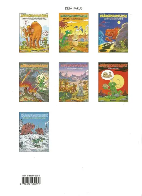 Verso de l'album Nabuchodinosaure Tome 4 Humo Sapiens