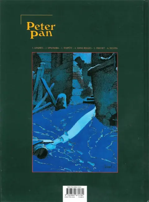 Verso de l'album Peter Pan Tome 2 Opikanoba