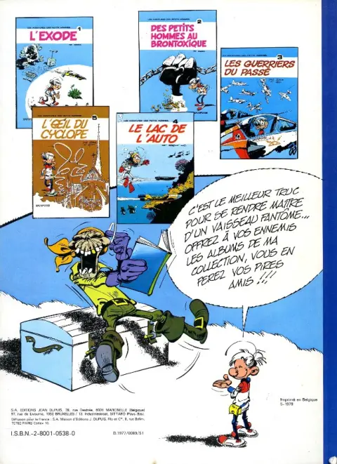 Verso de l'album Les Petits hommes Tome 6 Le vaisseau fantôme