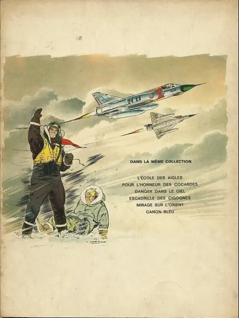 Verso de l'album Tanguy et Laverdure Tome 1 L'école des Aigles