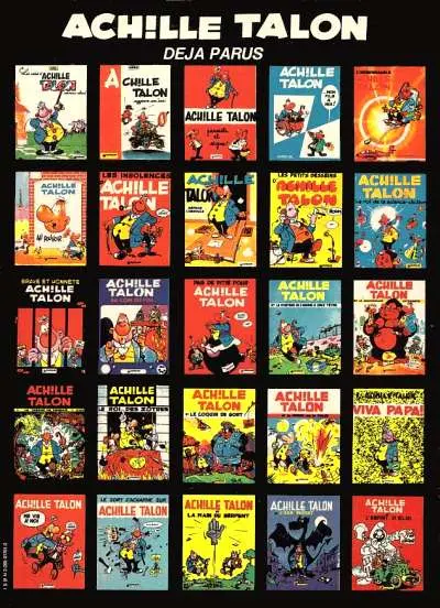 Verso de l'album Achille Talon Tome 25 Achille Talon et l'esprit d'Éloi