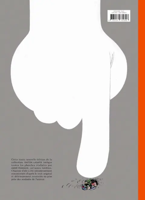 Verso de l'album Gaston Tome 19 La saga des gaffes